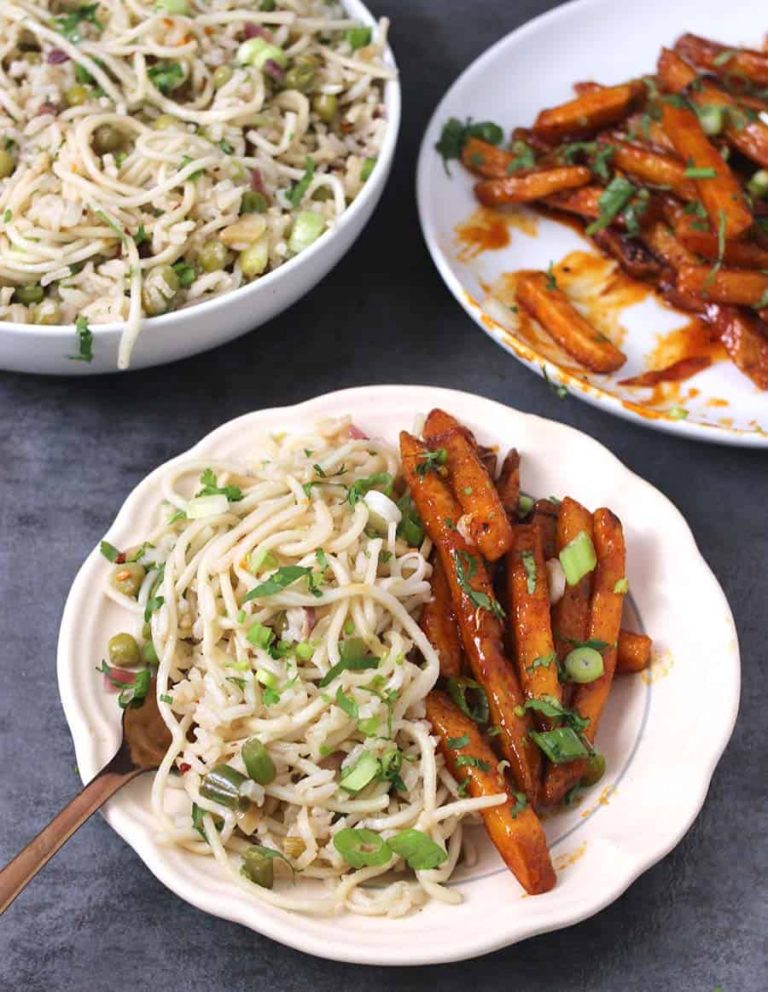 Garlic Rice Noodles | Simple Rice Noodles Recipe