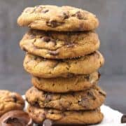 NUTELLA STUFFED CHOCOLATE CHIP COOKIES