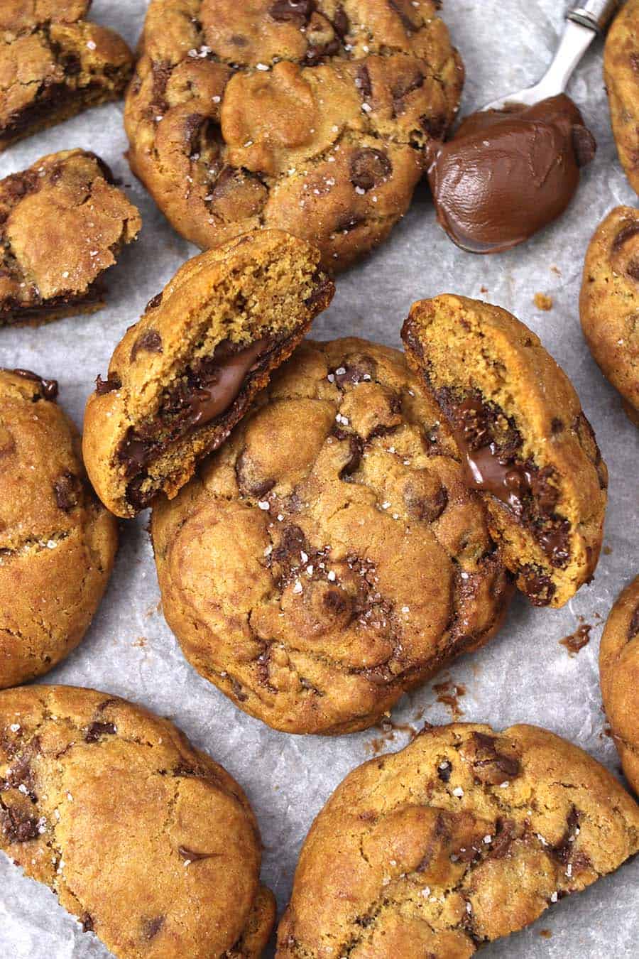 Nutella Cookies / Cookies with Chocolate Chips 