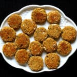 Crispy healthy and easy homemade Falafel Patties (Baked, not fried, vegan and gluten-free).
