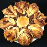 Easy Nutella Star Bread or Best Holiday Nutella Braided Bread.