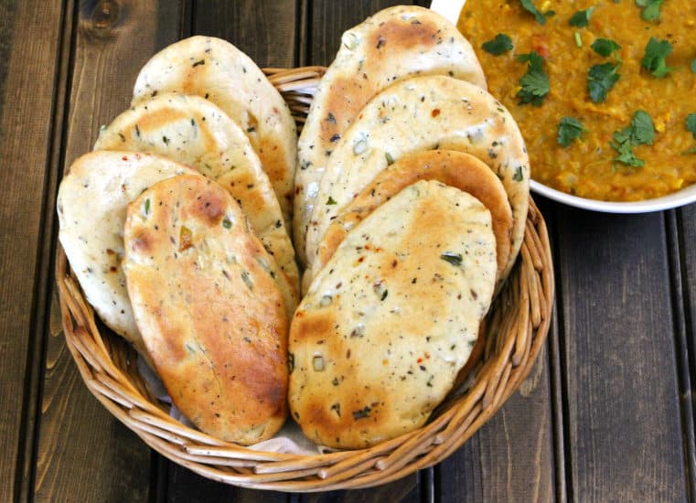  flavored vegan flatbread recipes for dinner and lunch with dal fry, tikka masala , lentil curry