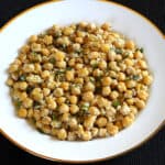 Sundal Recipe (Channa Sundal, Chickpea Stir Fry, Chane Usli) Protein-packed Indian breakfast, snack.