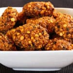 Crispy Masala Vada | Chattambade | Paruppu Vadai | Dal Vada - Indian street food, snack recipe.