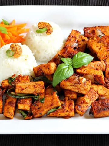 best and easy thai basil tofu stir fry recipe