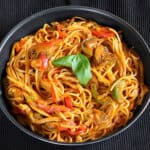 Easy pasta recipe with readymade red sauce and white sauce | Spaghetti pasta for lunch and dinner.
