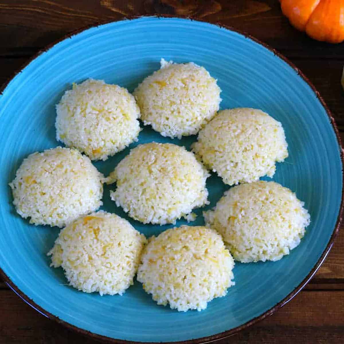 Pumpkin Idli | Savory Pumpkin Recipe | Dudde Idli - Mangalorean breakfast and snack ideas.
