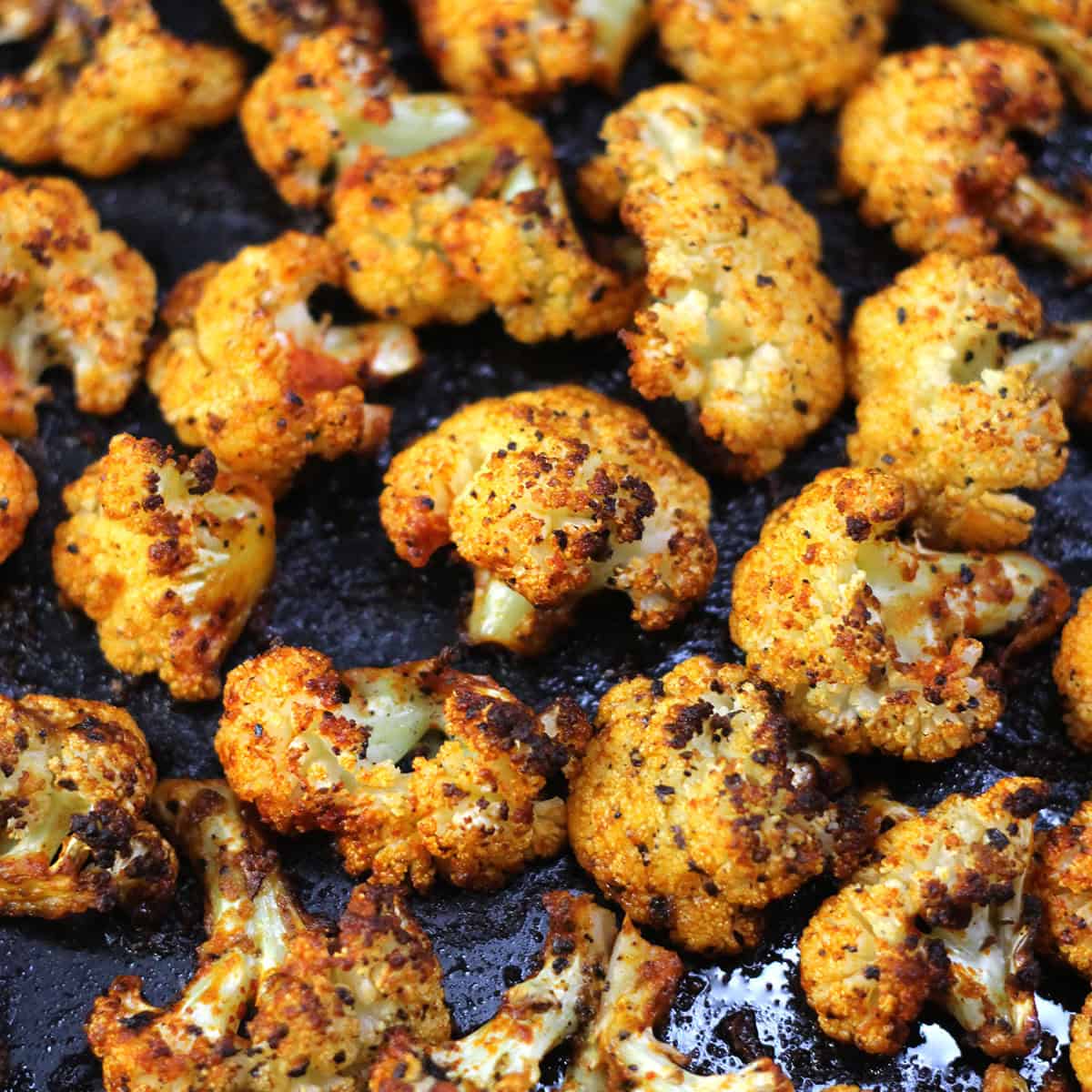 Cauliflower roasted - appetizer and side dish for dinner parties, holiday gatherings, game night.