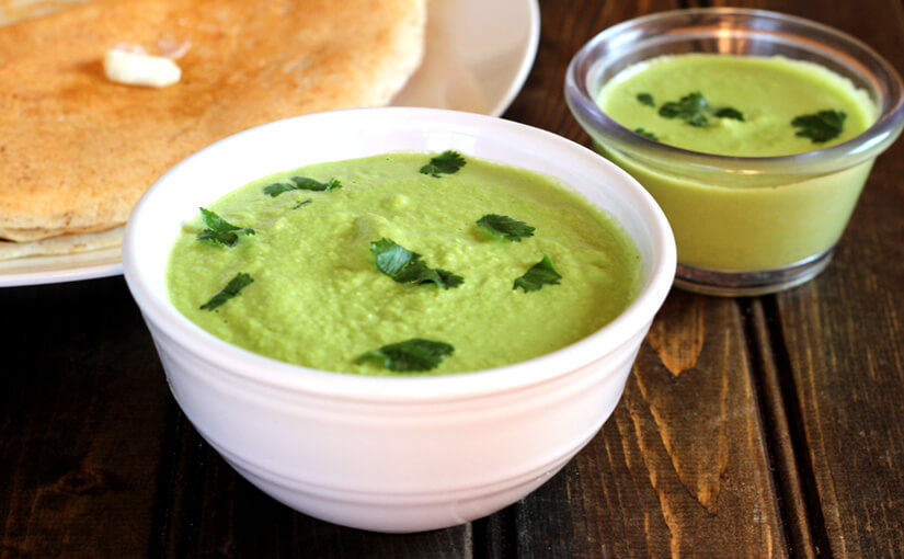 Green Coconut Chutney / Coriander Chutney / Ginger Chutney / Garlic Chutney