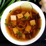 Best Tom Yum Soup Recipe | Spicy Vegan and Vegetarian Thai Soup.