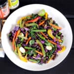 Simple, healthy and best black bean salad recipe. Vegan.