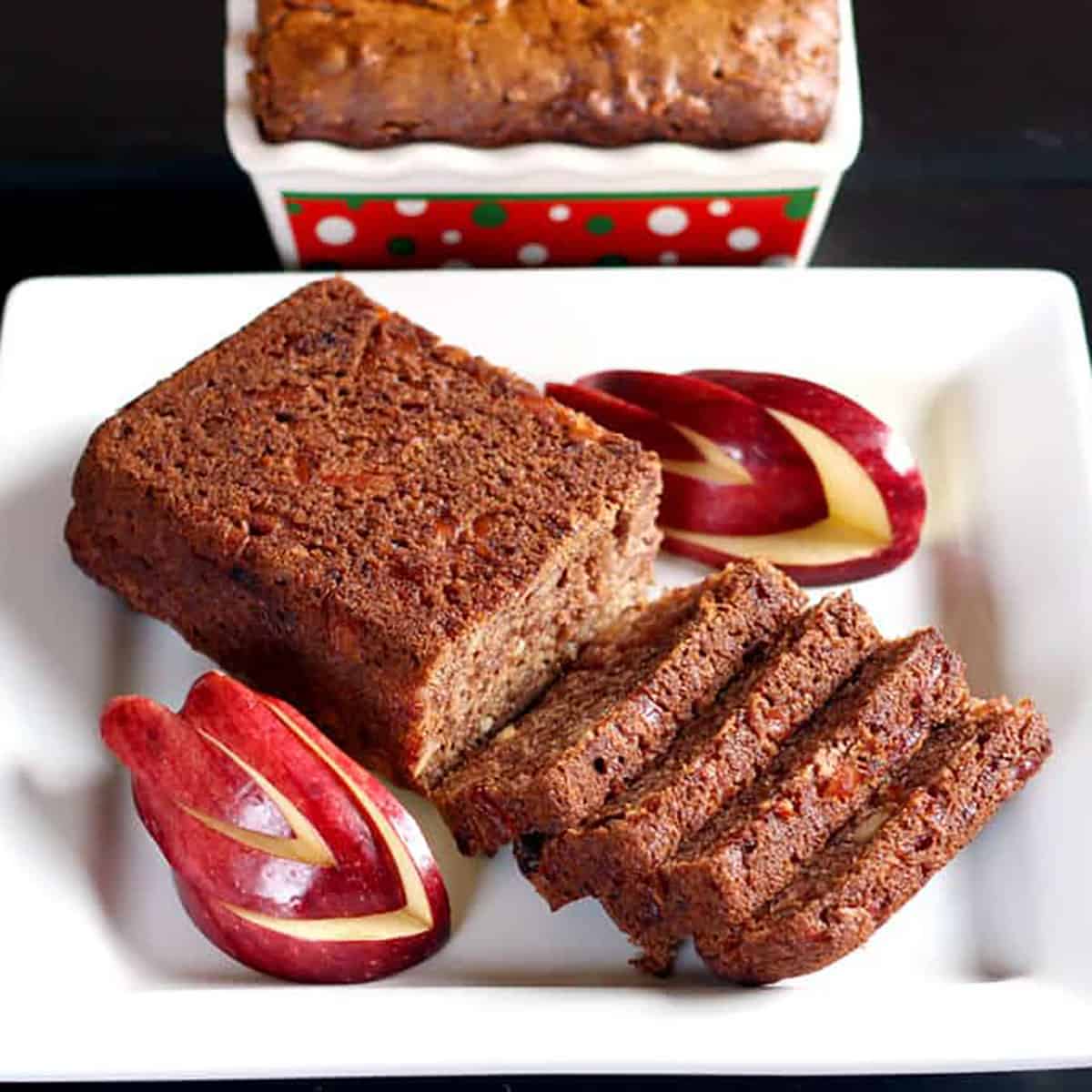 Easy Date Apple Bread Recipe | Apple Loaf Cake | Fall & Holiday Dessert.