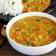 Mixed Vegetable Dal, Vegetable Curry, Lentil Curry, Indian lentil or dal dish, one pot meal, instant pot lentil curry or dal, pressure cooker lentil, vegan and vegetarian vegetable and lentil curry, plant based protein diet recipes, #redlentil #yellowlentil #greenlentil #Moongdal #lentilsoup #lentilrecipes #indianfoodrecipes #indiancurry #lentilcurry #instantpotvegetarianrecipes #instantpotveganrecipes