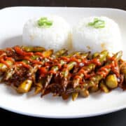 Sichuan Style Asparagus / Schezwan Style Asparagus
