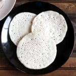 Konkani Mushti Dosa (Poha Dosa) Traditional Indian Breakfast recipe, vegan gluten-free pancakes.