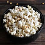 Stovetop Flavored Popcorn | Homemade Popcorn | Parmesan Popcorn - Quick Snack Ideas.