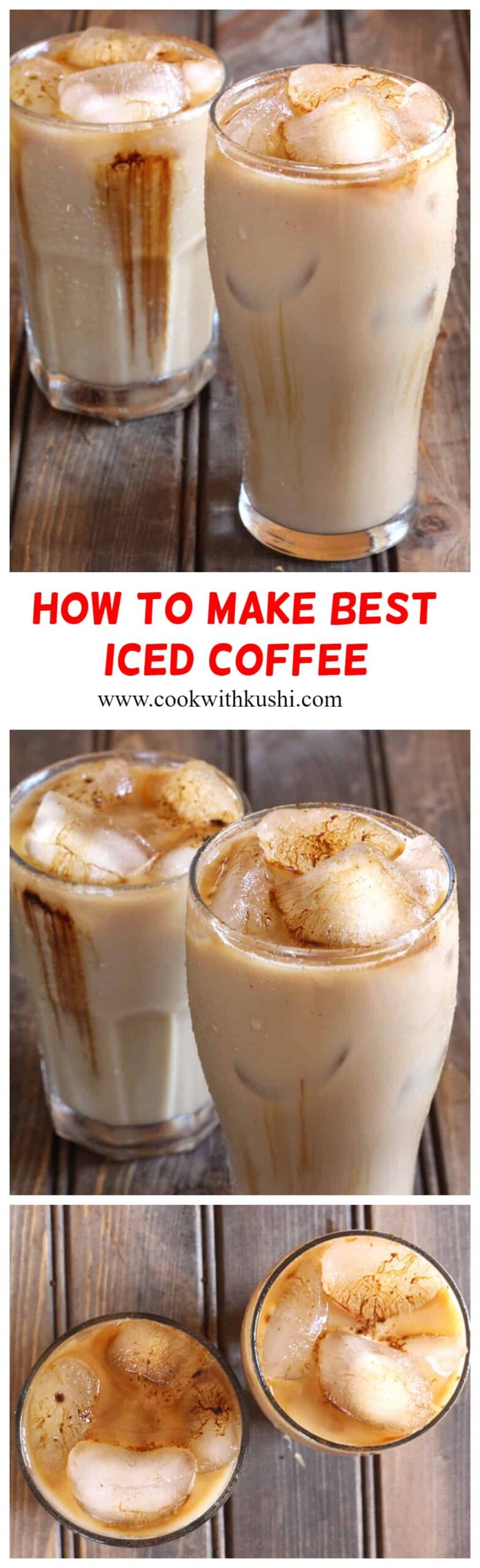 How to make best iced coffee #icedcoffee #thaicoffee