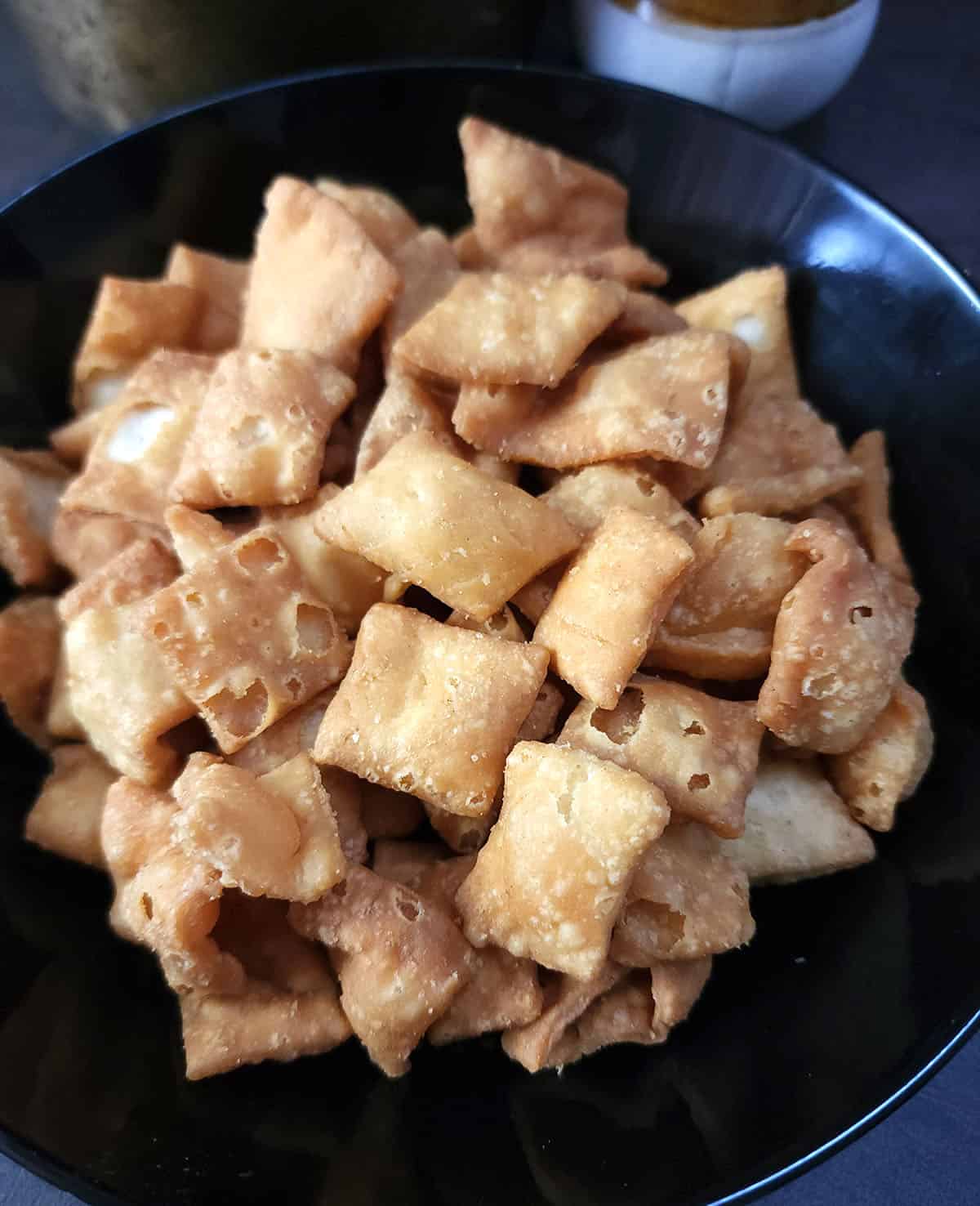 Sweet Shankarpali | Shakarpara | Tukdi - Indian evening snacks or simple Diwali treats.