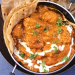 Best, simple and authentic Indian butter chicken recipe (murgh makhani) with naan, roti, chapati.
