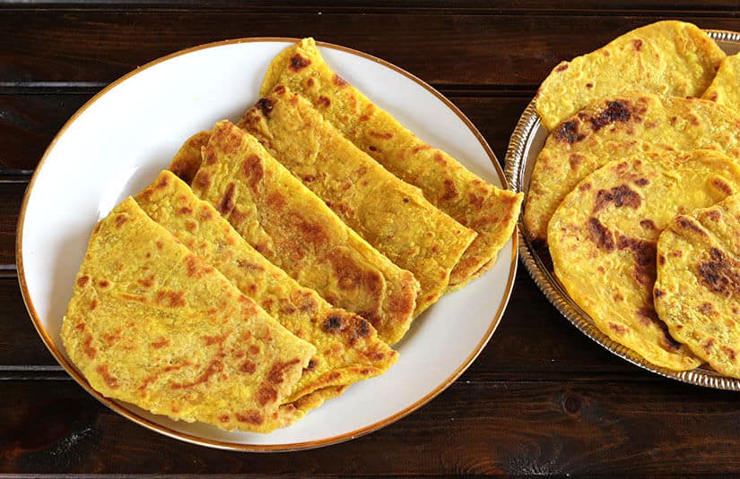 Coconut Poli or Coconut Bread / Kayi Holige / Puran poli