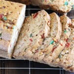 Best Tutti Frutti Cake (Eggless, Bakery Style), Christmas holiday fruit cake with candied fruits.