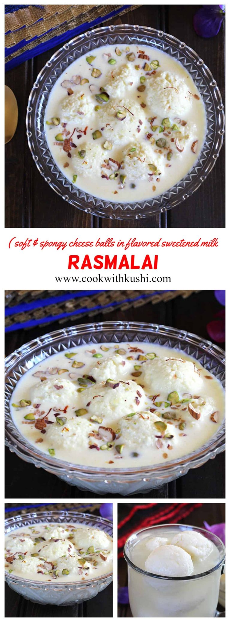 Rasmalai | How To Make Soft Rasmalai At Home - Cook with Kushi