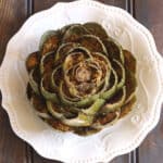 easy and best Italian style stuffed artichokes.