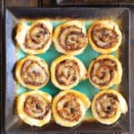 Easy puff pastry pinwheels. Best veggie pinwheels or bite-size snack, appetizer of finger food.