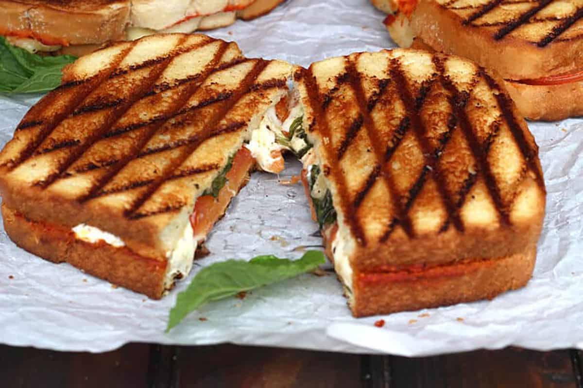 Best and easy, simple recipe for grilled cheese sandwich recipe, margherita pizza sandwich 