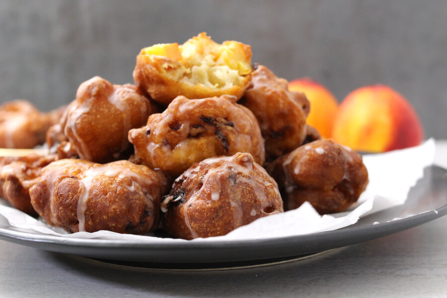 Peach Fritters / July 4th recipe / Summer Recipes