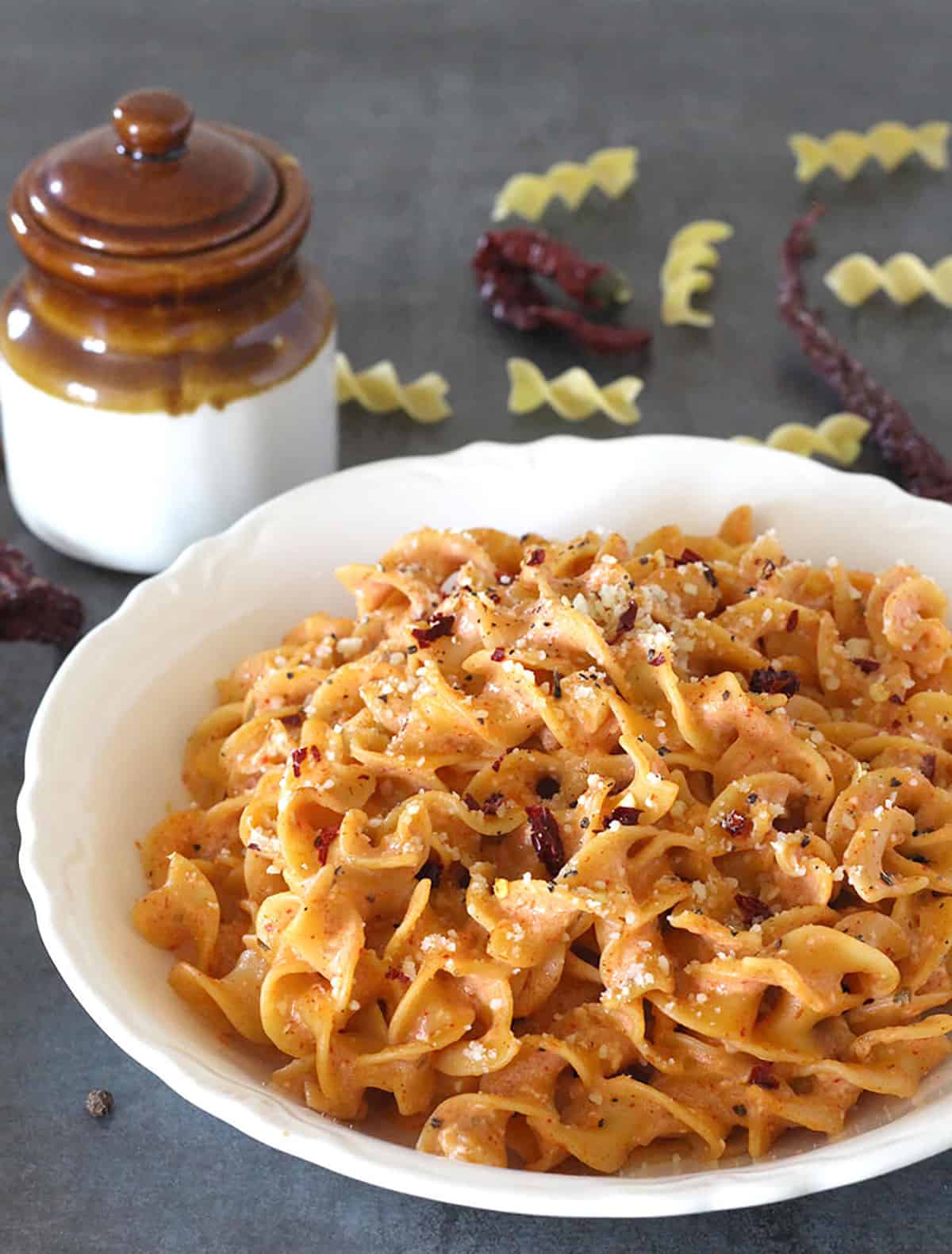 best easy cream cheese noodles recipe, Vegetarian cream cheese pasta with Philadelphia cream cheese