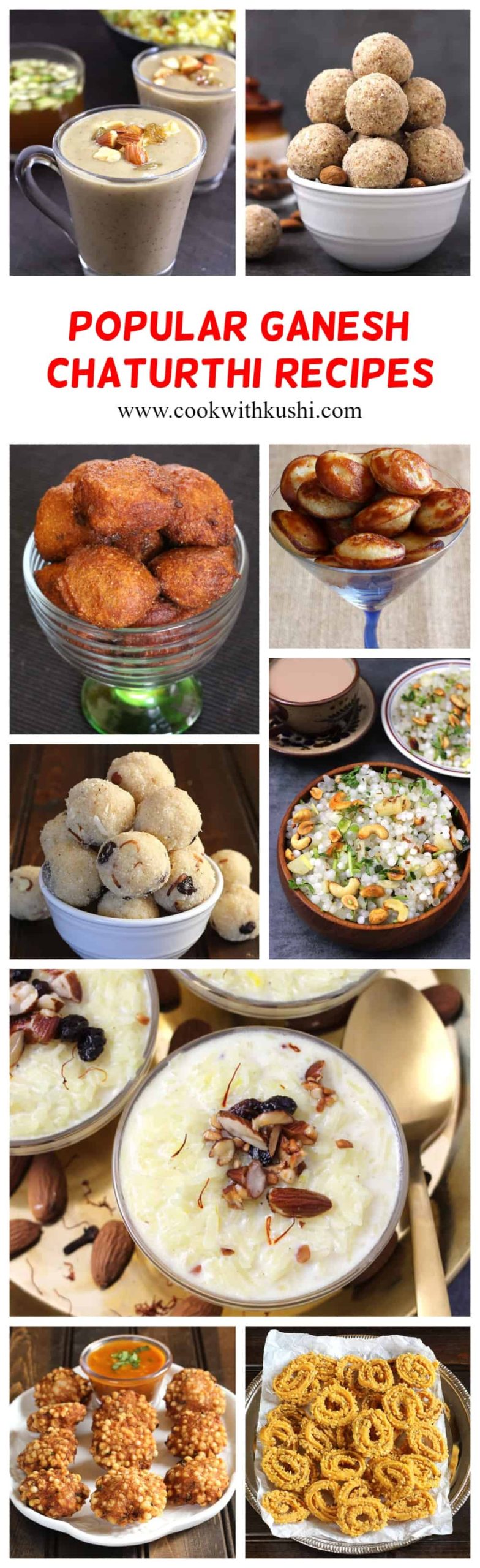 Ganesh Chaturthi Recipes , Vinayaka Chaturthi Recipes #ladoo #laddu #modak #appe #appo #paniyaram #nevri #gujiya #payasam #kheer naivedyam or prasadam or prasad recipes for Lord Ganesha, sabudana, no onion no garlic recipes