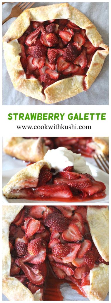 Strawberry Galette / Strawberry Dessert / Fruit Dessert