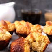Kouign amann - Breton Cake, words best and fattiest pastry, french dessert