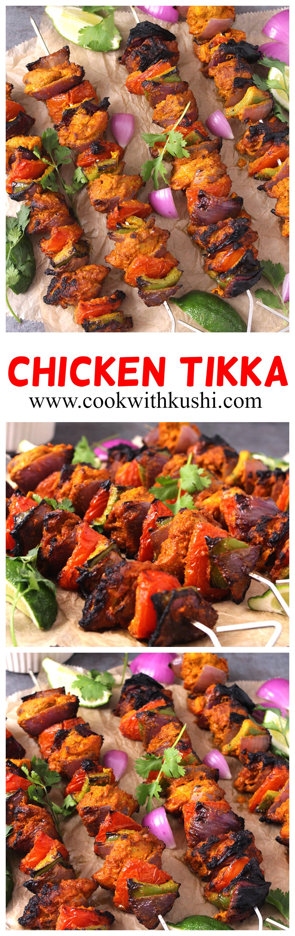 Chicken Tikka Recipe - Swasthi's Recipes