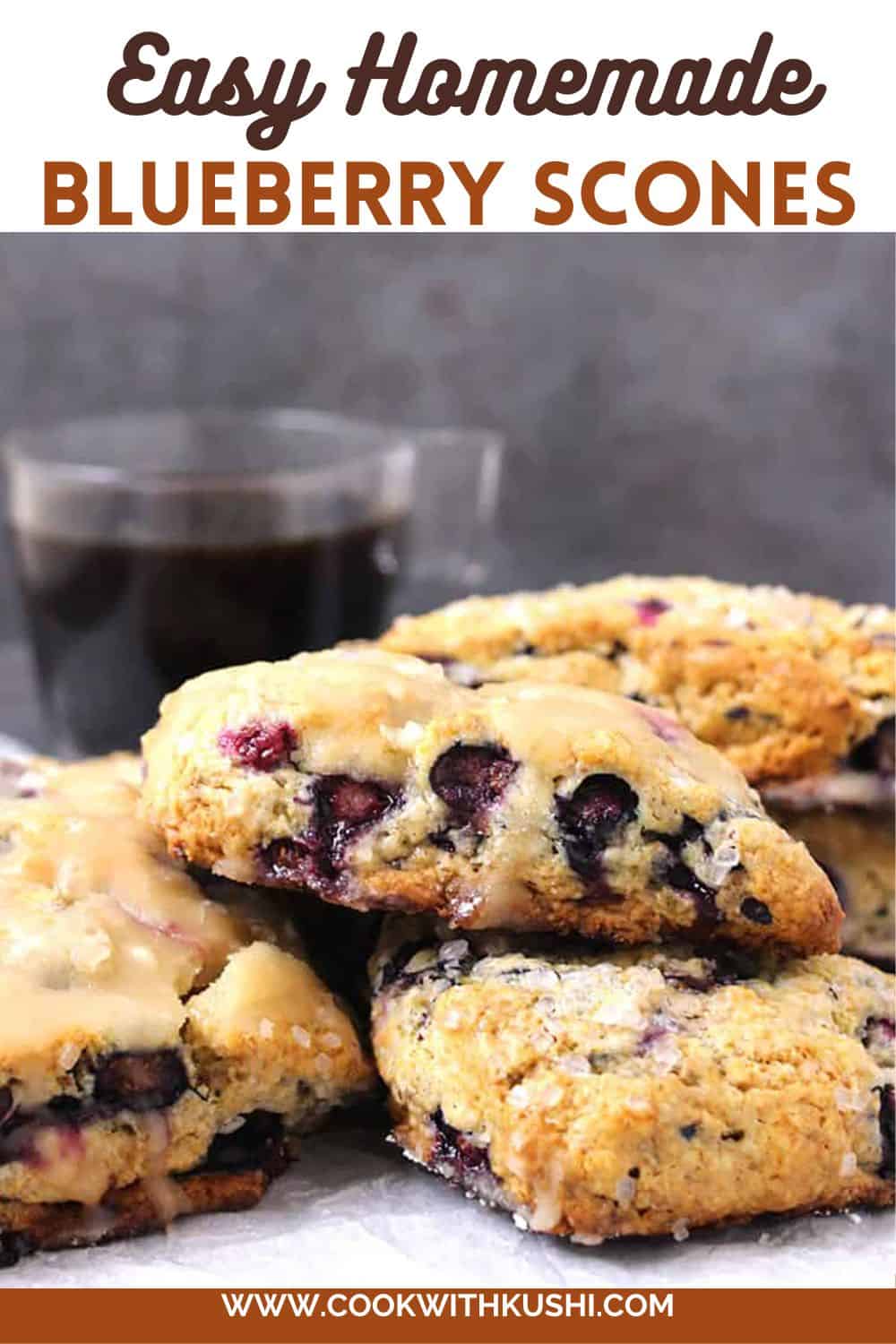 Easy Blueberry Scones Recipe - Cook with Kushi