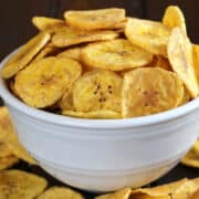 Banana Chips or Plantain Chips - Vegan, gluten free, whole 30 snack or fingerfood