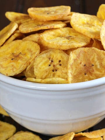 Banana Chips or Plantain Chips - Vegan, gluten free, whole 30 snack or fingerfood