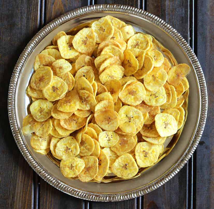  How to make banana chips crispy / banana chips Indian / Plantain chips whole30/ sweet plantain chips / healthy plantain chips 