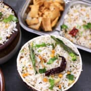 How to make south Indian Coconut Rice,Thengai Sadam, Nariyal Chawal, vegan & vegetarian recipe