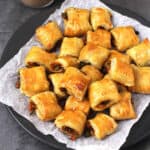 Mini Veg Puff / Bakery Style Curry Puffs Bites - Best evening snack or puff pastry appetizer.