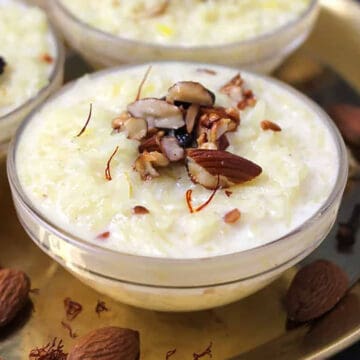 best Indian rice kheer, chawal ki kheer, doodh pak, rice pudding