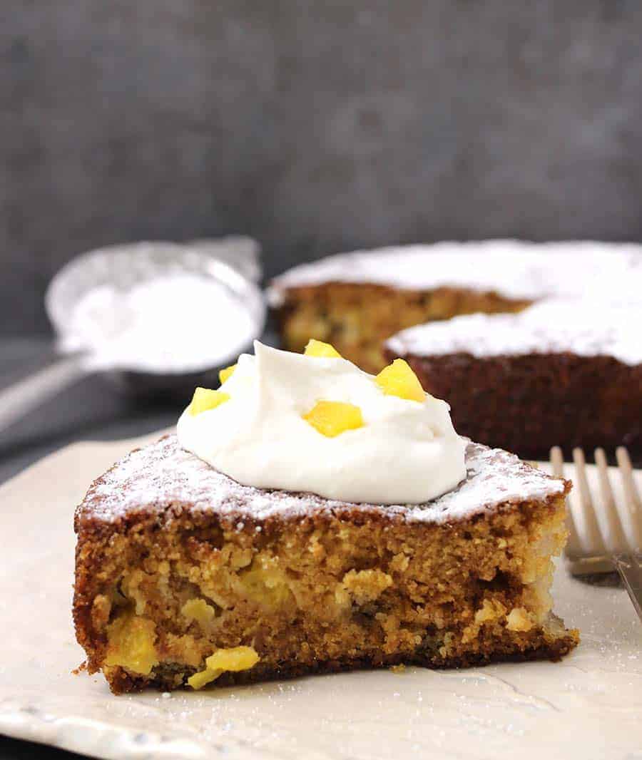 Pineapple Butter Cake / Ghee Cake / Pineapple recipes Indian / Thanksgiving desserts 