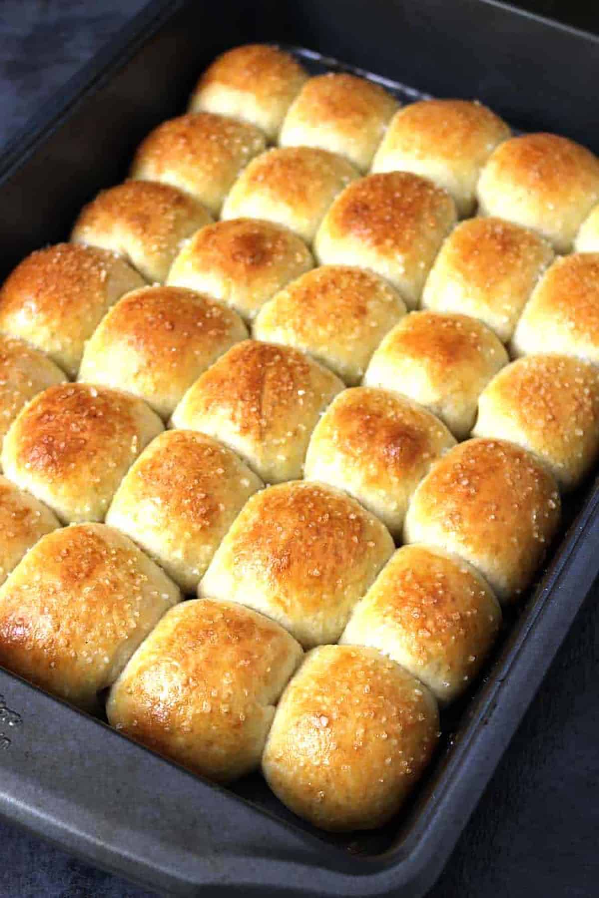 Mini dinner rolls or yeast rolls for Thanksgiving and Christmas dinner, easter brunch, game night. 