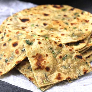 Avocado Flatbread | Indian Avocado paratha (roti, chapati) Simple breakfast, lunch, dinner recipe.