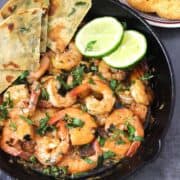 Shrimp with butter garlic, garlic butter sauce, thanksgiving sides, healthy and easy shrimp recipes for lunch, dinner
