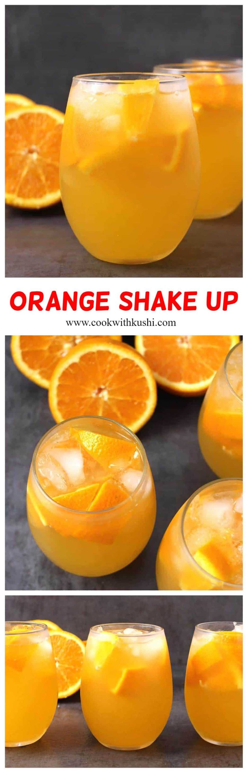 Orange Shake Up is one of the best thirst quenching and refreshing, easy to make drink that requires just 3 ingredients to prepare #carnivalfood #statefairfood #nonalcoholicdrink #drinkrecipes #lemonaderecipes