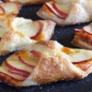 Easy apple Cheese danish - Puff pastry recipes