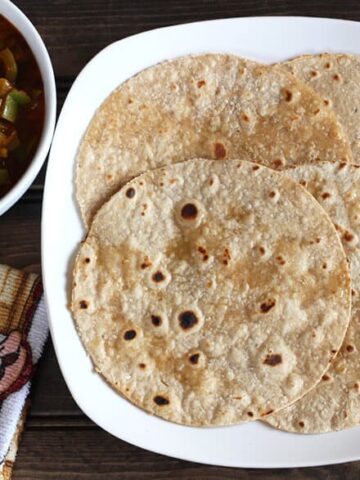 Oats chapati recipes, flatbread for wraps, pizza, vegan and vegetarian dinner recipes, side dishes, Indian food recipes