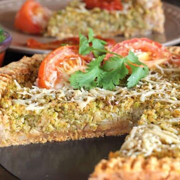 Cauliflower Potato Pie, Vegan and Vegetarian pie recipe, meatless pie, potato and beans crust, vegan, gluten free keto pot pie, vegan tart, weekend brunch, weeknight dinner